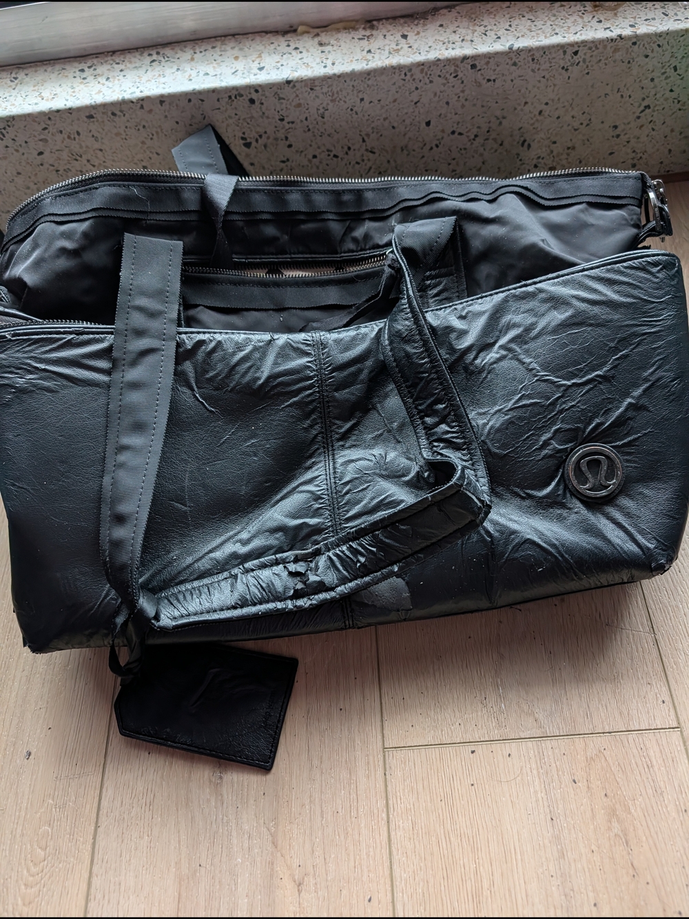 lululemon athletica Black Travel Tote Bag